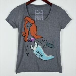 Disney Ariel Little Mermaid Scoop Neck T-shirt